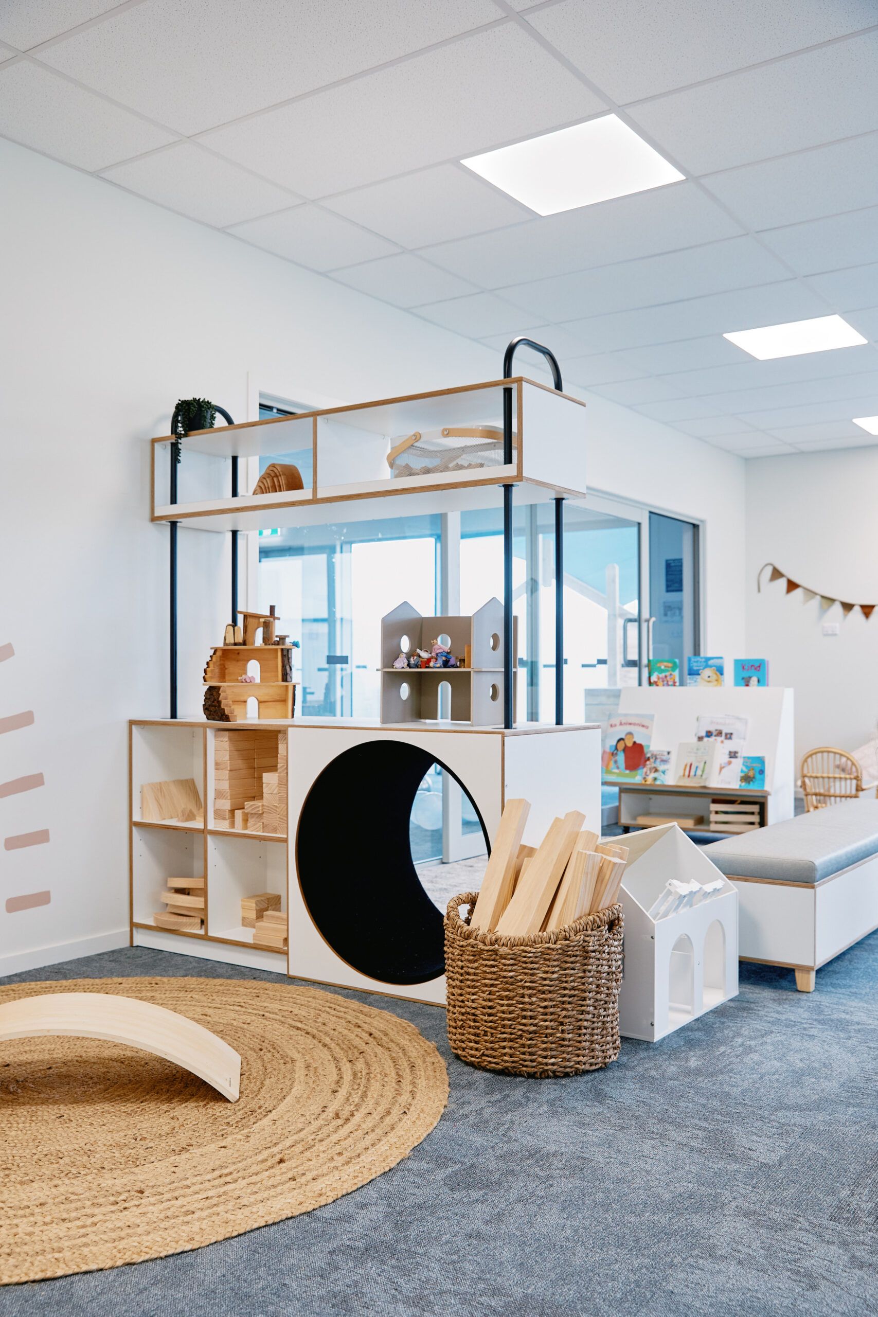 Nurture & Bloom | Indoor wooden play and learning area