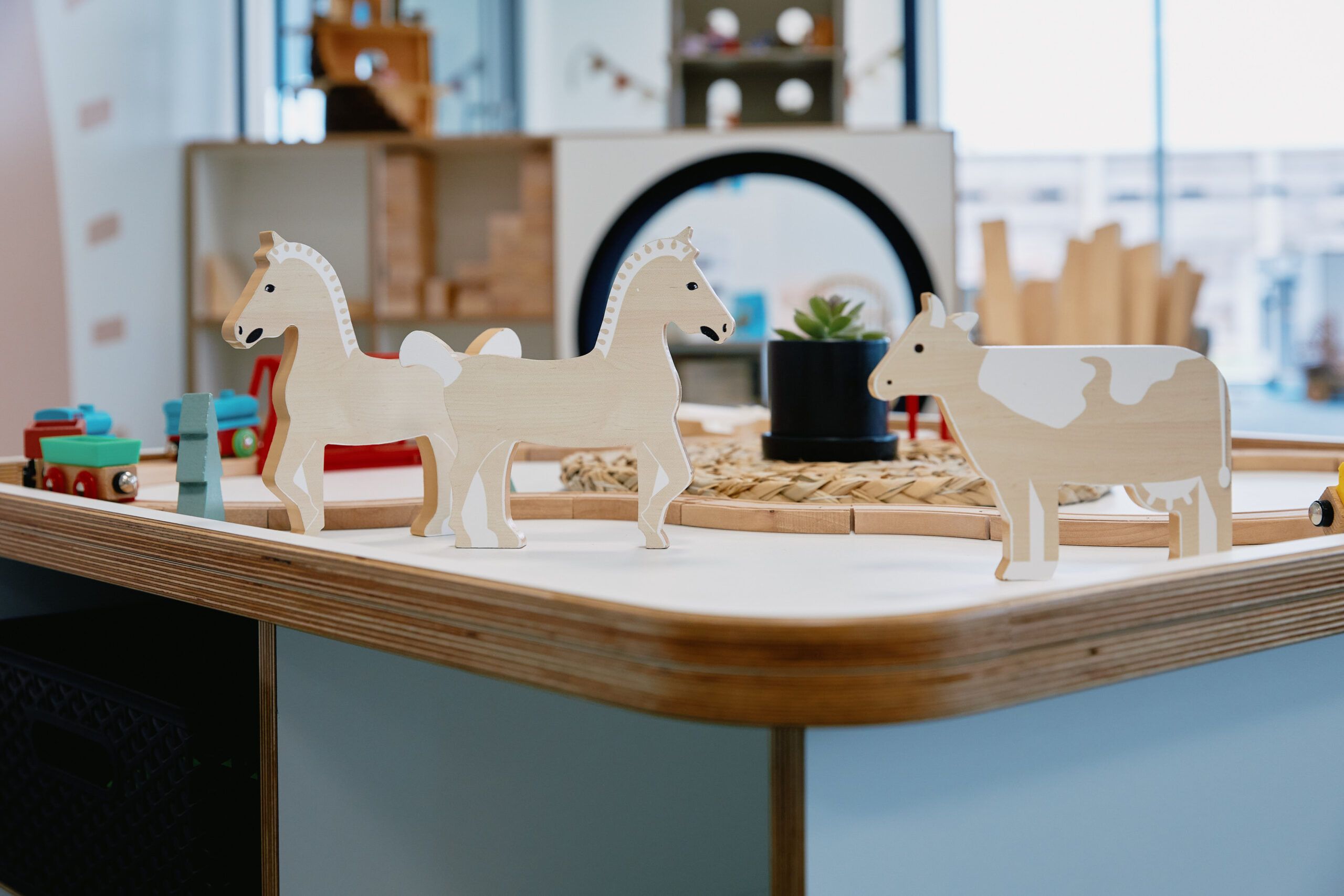 Nurture & Bloom | Wooden farm animal toys