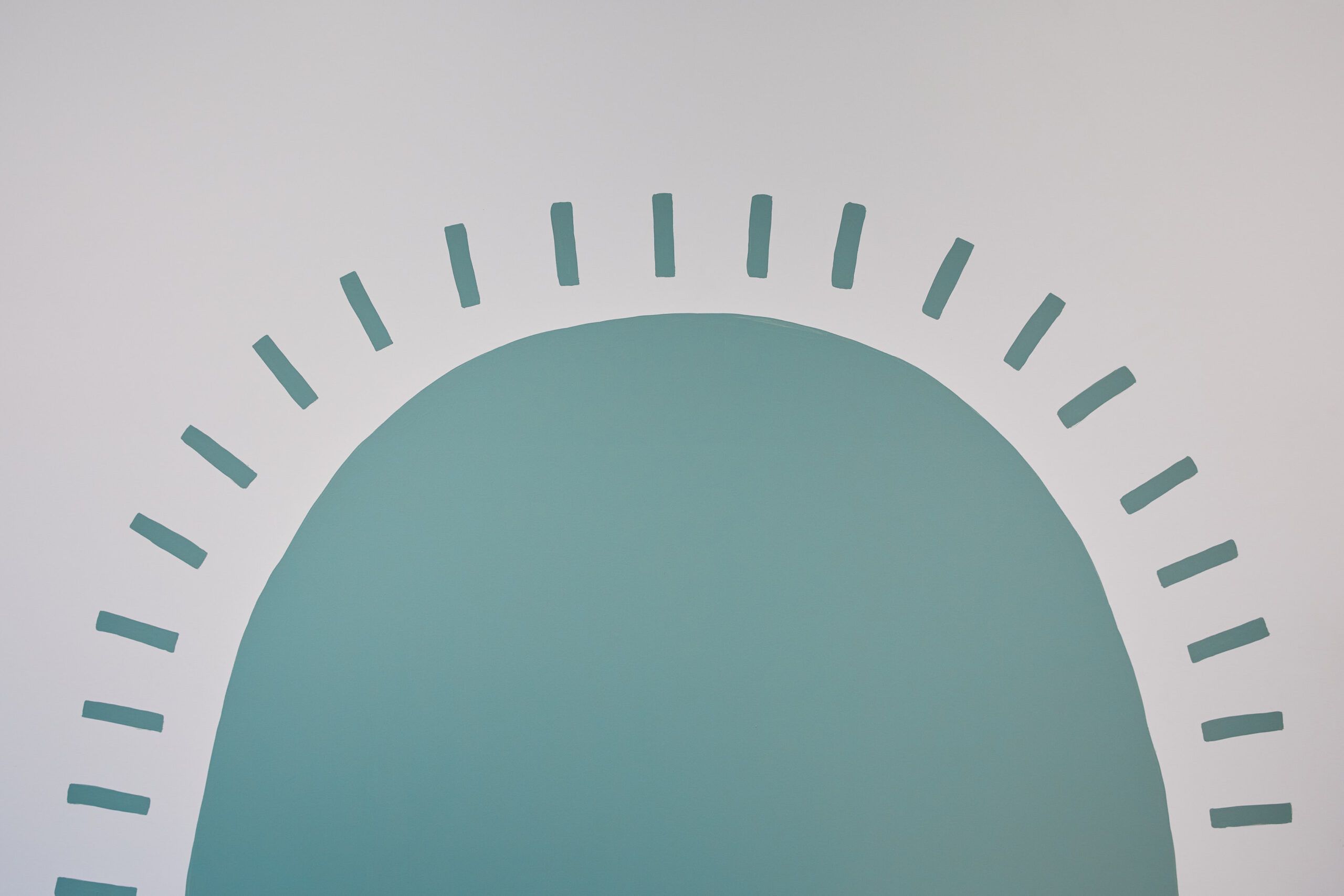 Nurture & Bloom | Hand-painted rainbow mural